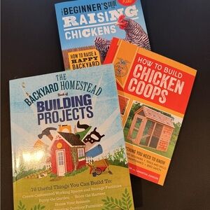 Three Backyard Homestead Building Projects & Chicken Books